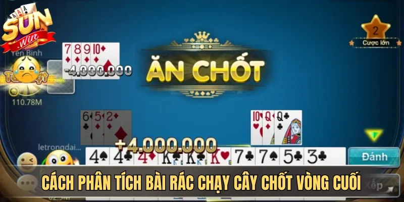 Hướng Dẫn Cách Chơi Phỏm (Tá Lả) & Cách Tính Điểm Chi Tiết 4 Sunwin Cách phân tích bài Rác chạy cây chốt vòng cuối